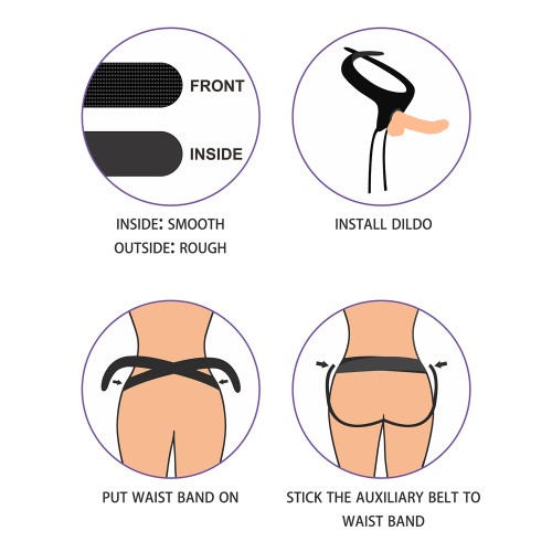 LoveToy - Easy Strap on Harness As Pic - Трусики для страпону - купити в Києві, Україні